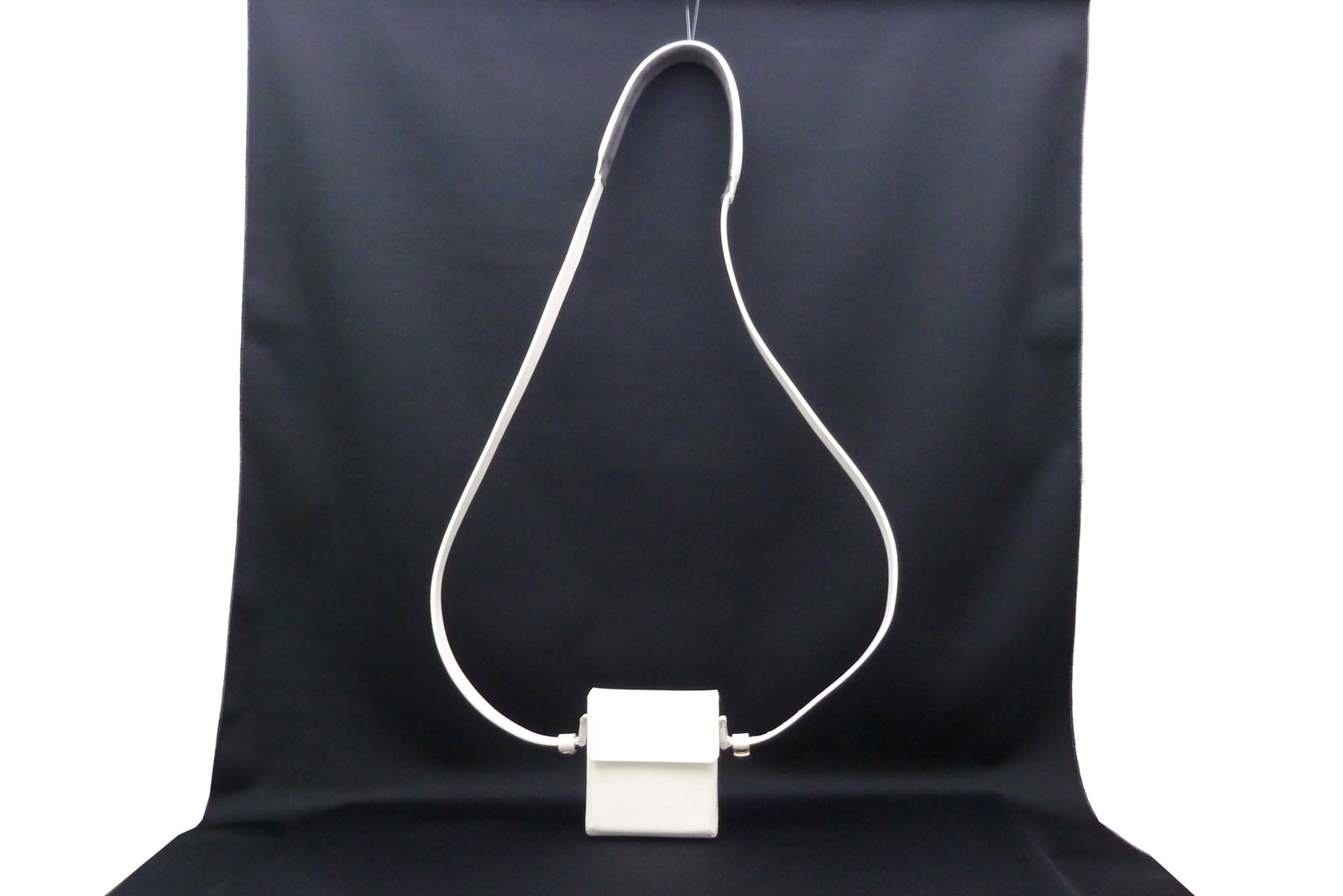 Auth Louis Vuitton Damier Small Crossbody Mini Shoulder Bag White Leather e10501 | eBay