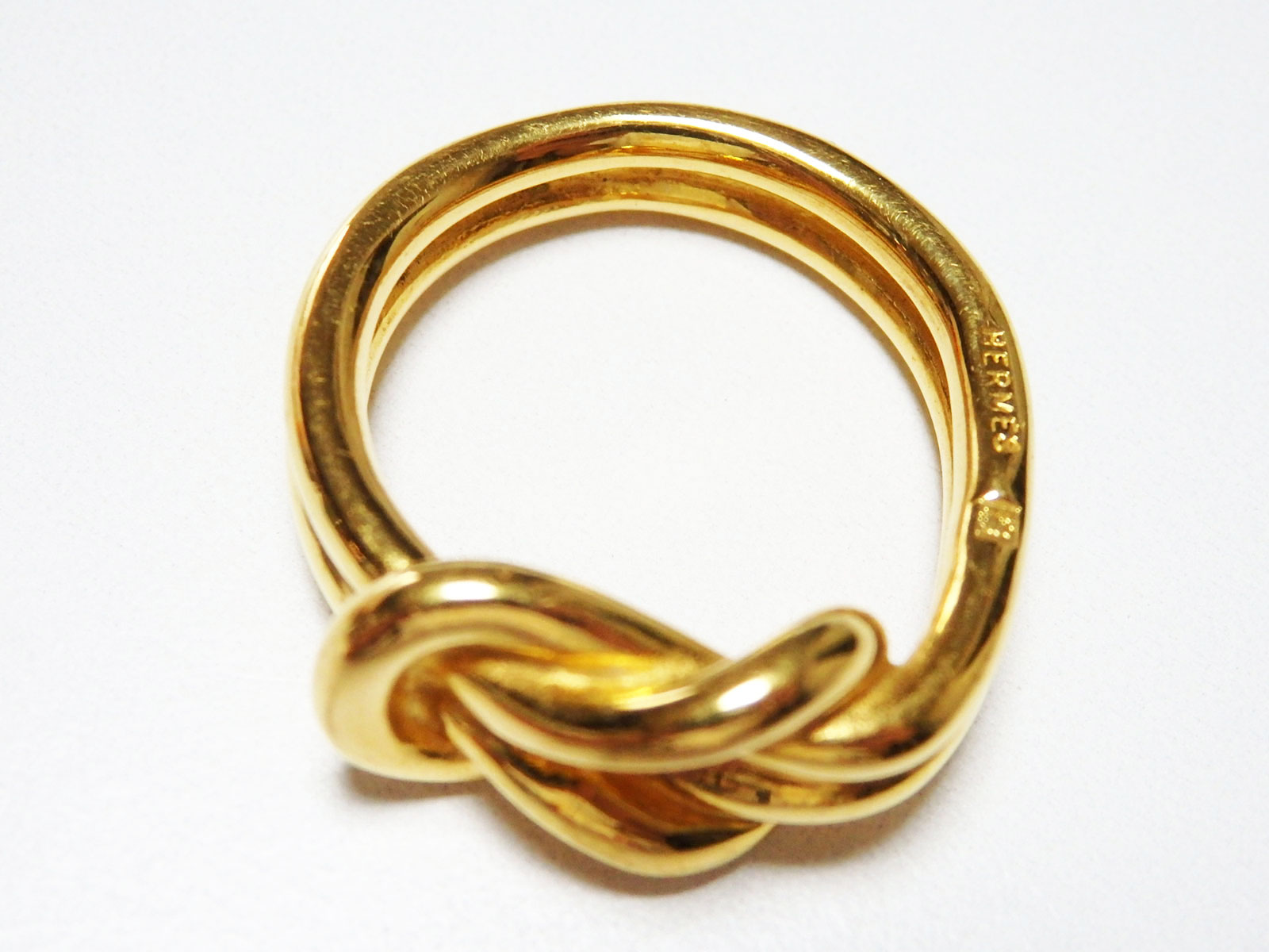Auth HERMES Scarf Ring GoldGoldtone e14182 eBay