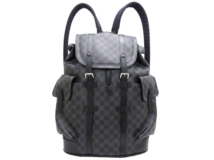 Auth Louis Vuitton Damier Graphite Christopher PM Backpack *UNUSED* - e26259 | eBay