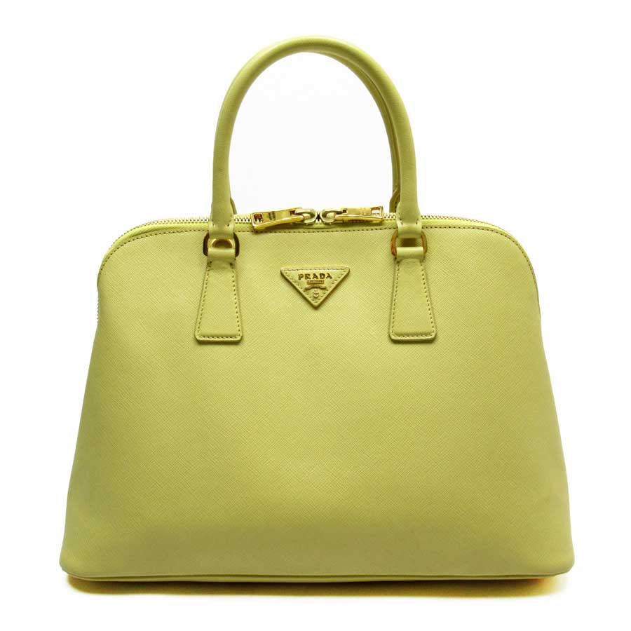 prada yellow handbag