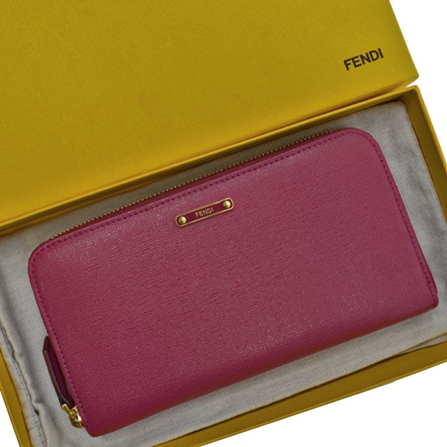 fendi wallet zip around