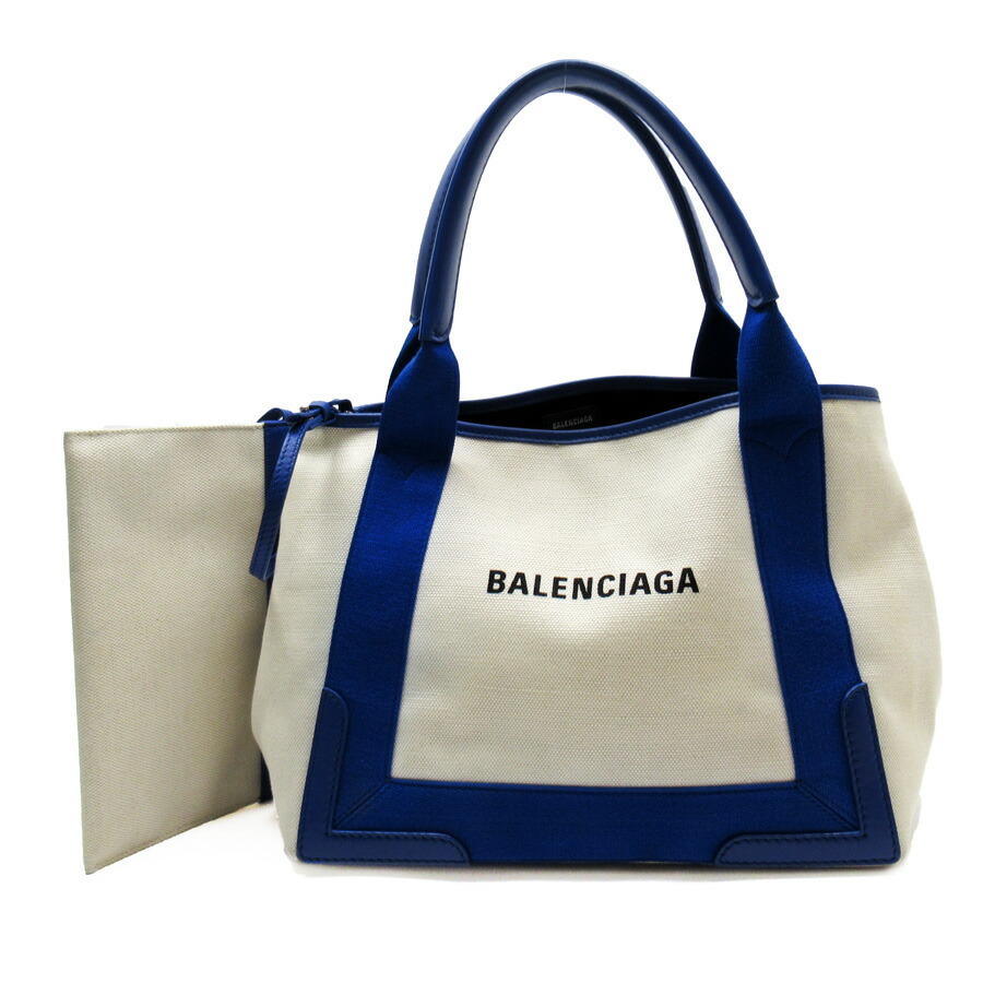 balenciaga navy tote bag