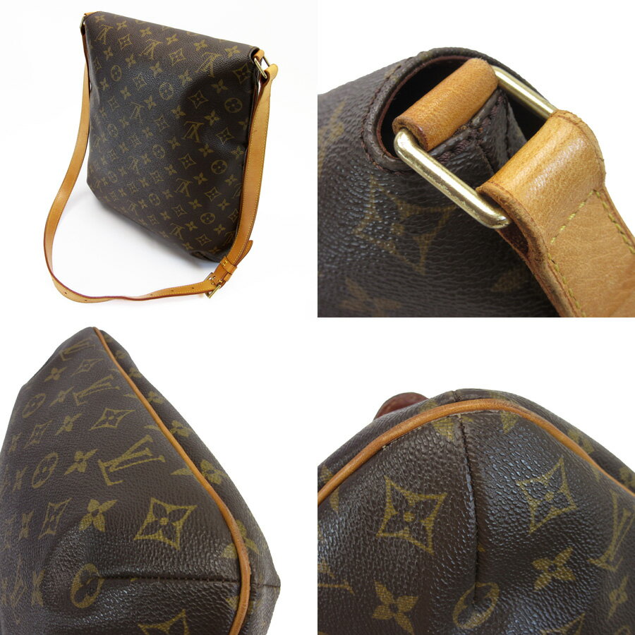 Auth Louis Vuitton Monogram Musette Crossbody Shoulder Bag Brown M51256 - 89087 | eBay