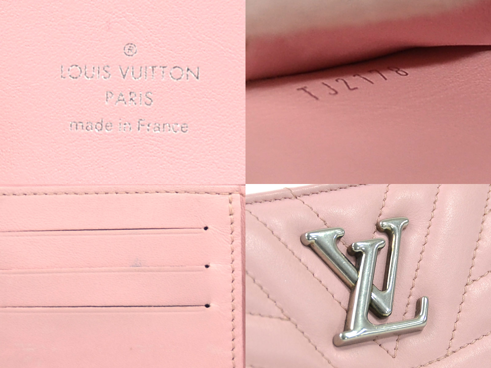 Auth Louis Vuitton New Wave Zipped Compact Wallet Pink/Silver M63791 - 97915c | eBay