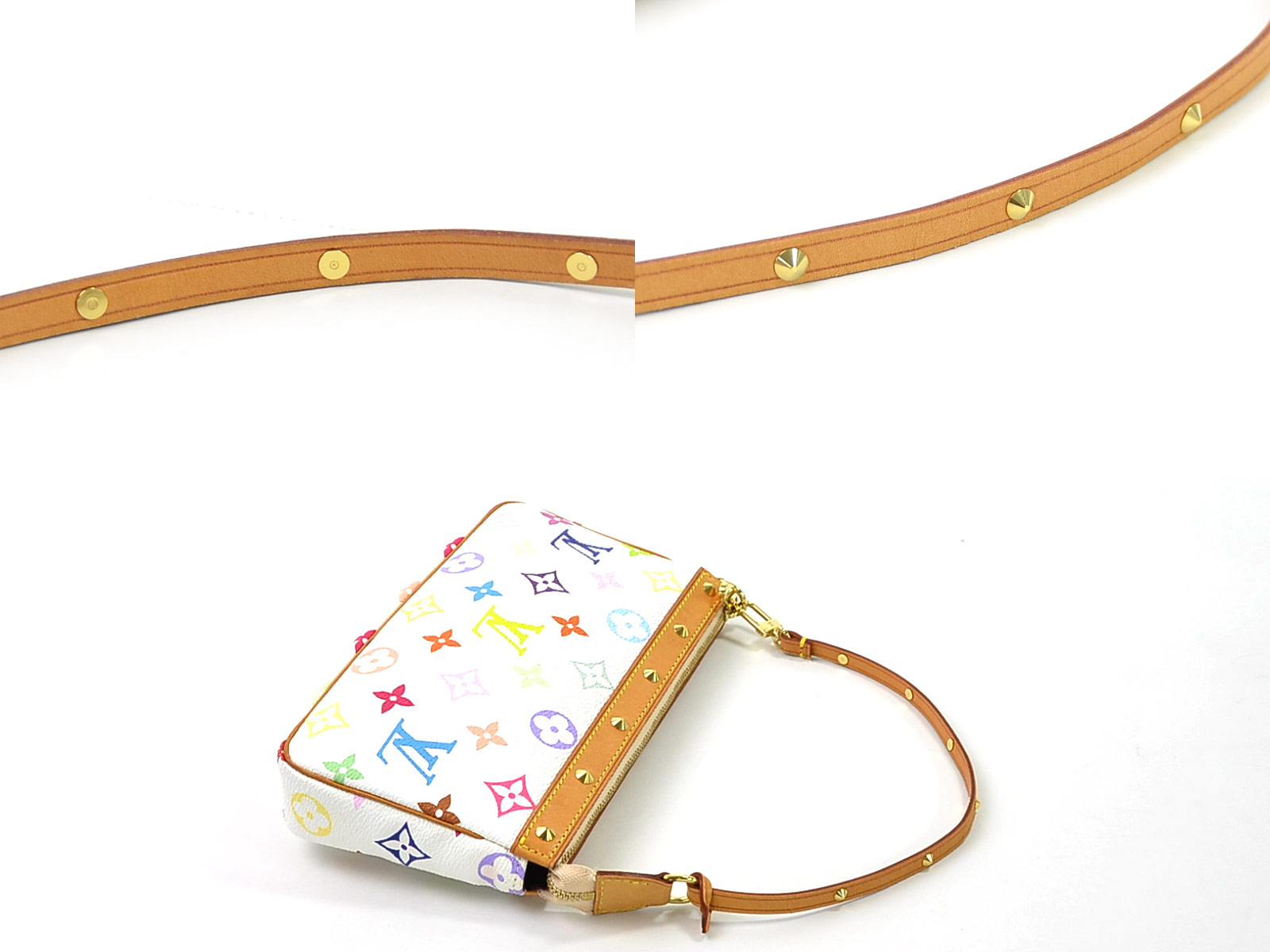 Auth Louis Vuitton Multicolor Monogram Pochette Accessories Bag M92649 - 97926c | eBay