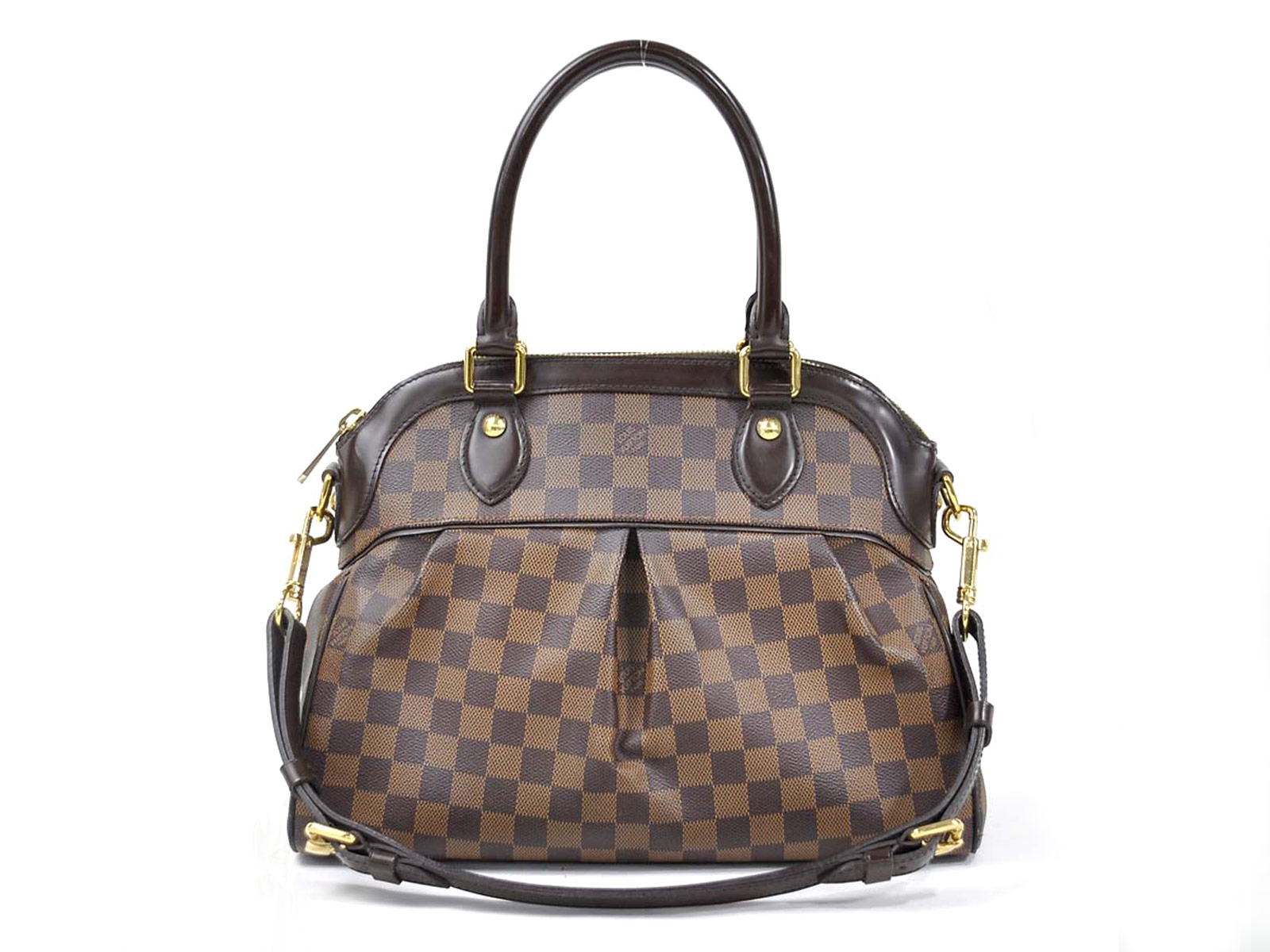 Auth Louis Vuitton Damier Ebene Trevi PM Handbag Shoulder Bag N51997 - 98084a | eBay