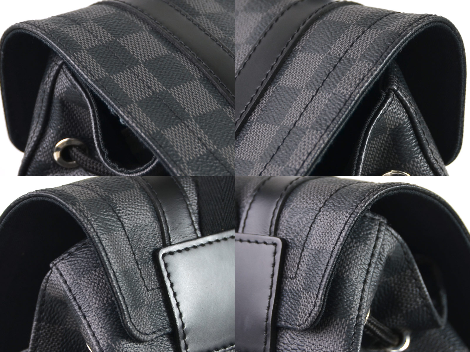 Auth Louis Vuitton Damier Graphite Christopher PM Backpack N41379 - 98336a | eBay