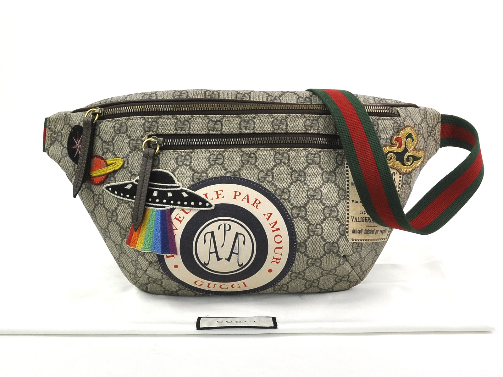 gucci belt bag with bugs