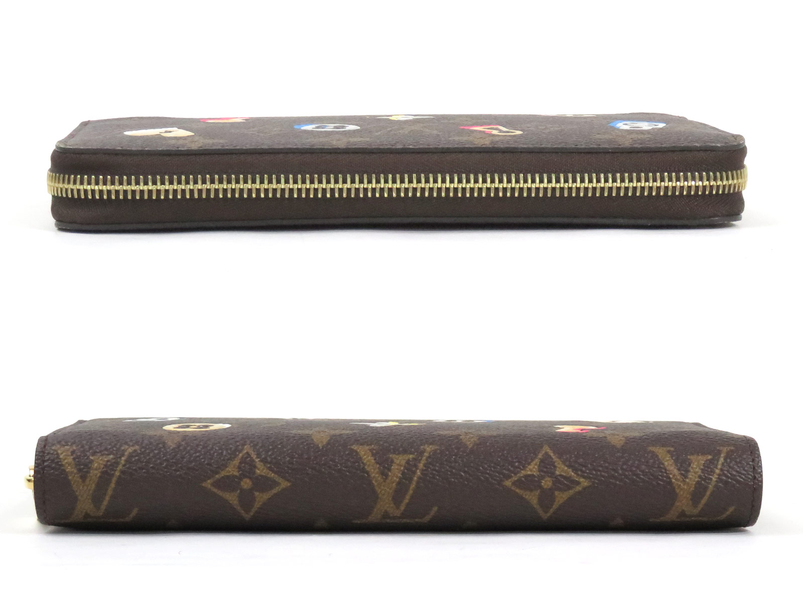 Auth Louis Vuitton Monogram Love Lock Zippy Wallet Long Wallet M64116 -  98784a