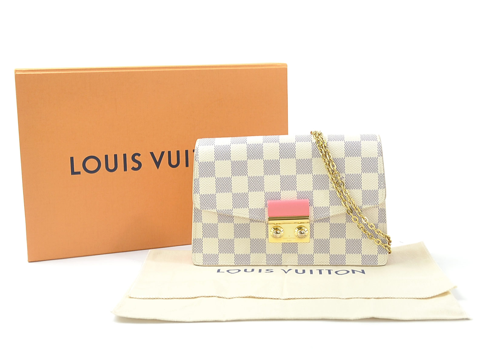 lv croisette chain wallet