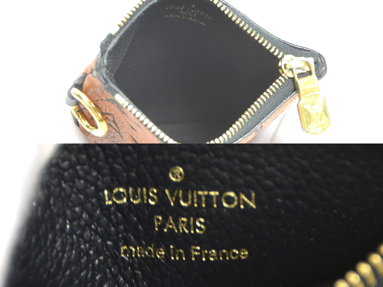 Louis Vuitton Black Monogram Empreinte Crafty Pochette Trio Cloth