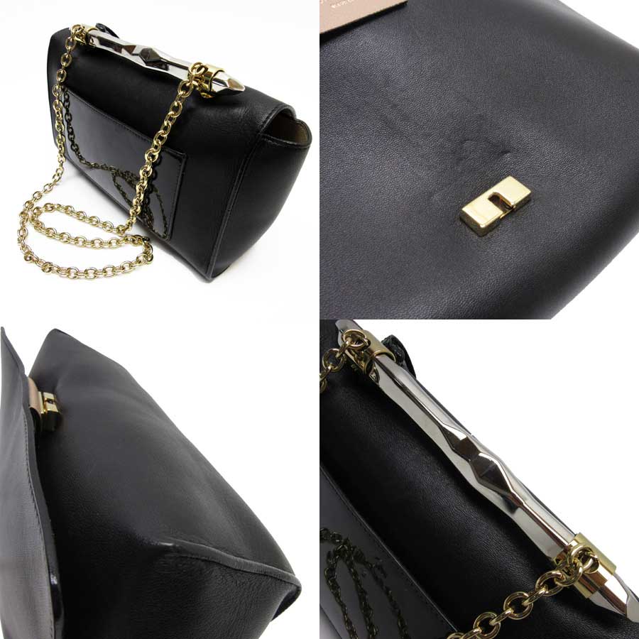 jimmy choo black shoulder bag