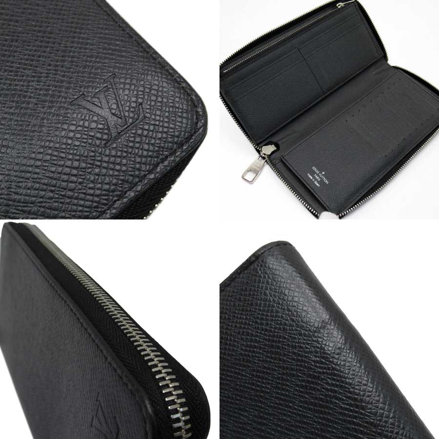 Louis Vuitton // Taiga Leather Atoll Organizer Wallet V1 // Black