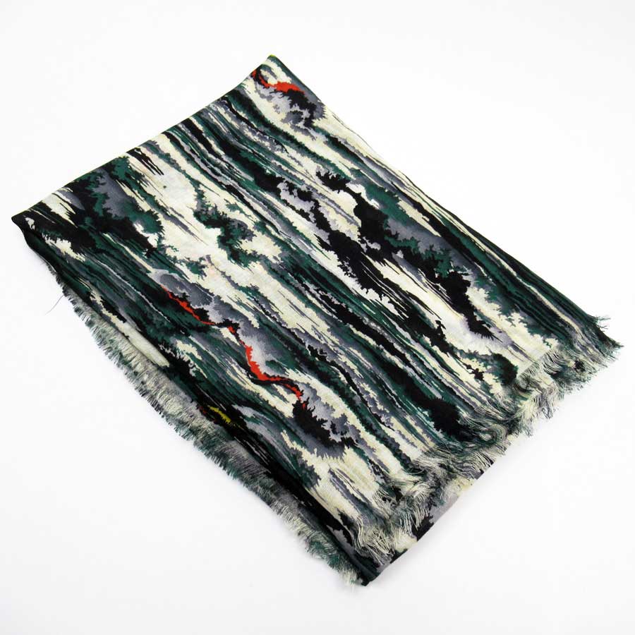 Auth LOUIS VUITTON Stole Shawl Multicolor 39% Silk/39% Wool/22% Cashmere - a1767 | eBay