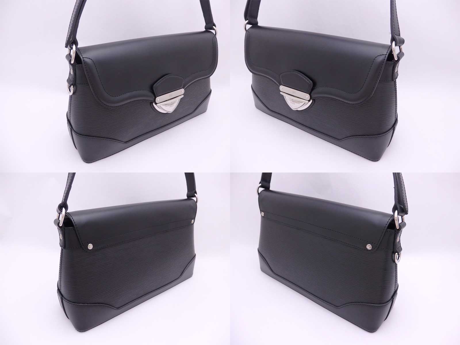 Louis Vuitton Epi Bagatelle Shoulder Bag Black Epi Leather/Silvertone - e43754 | eBay