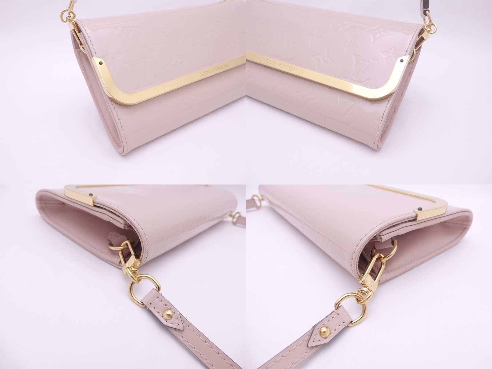Auth Louis Vuitton Monogram Vernis Rossmore MM Shoulder Bag Light Pink e43953 | eBay