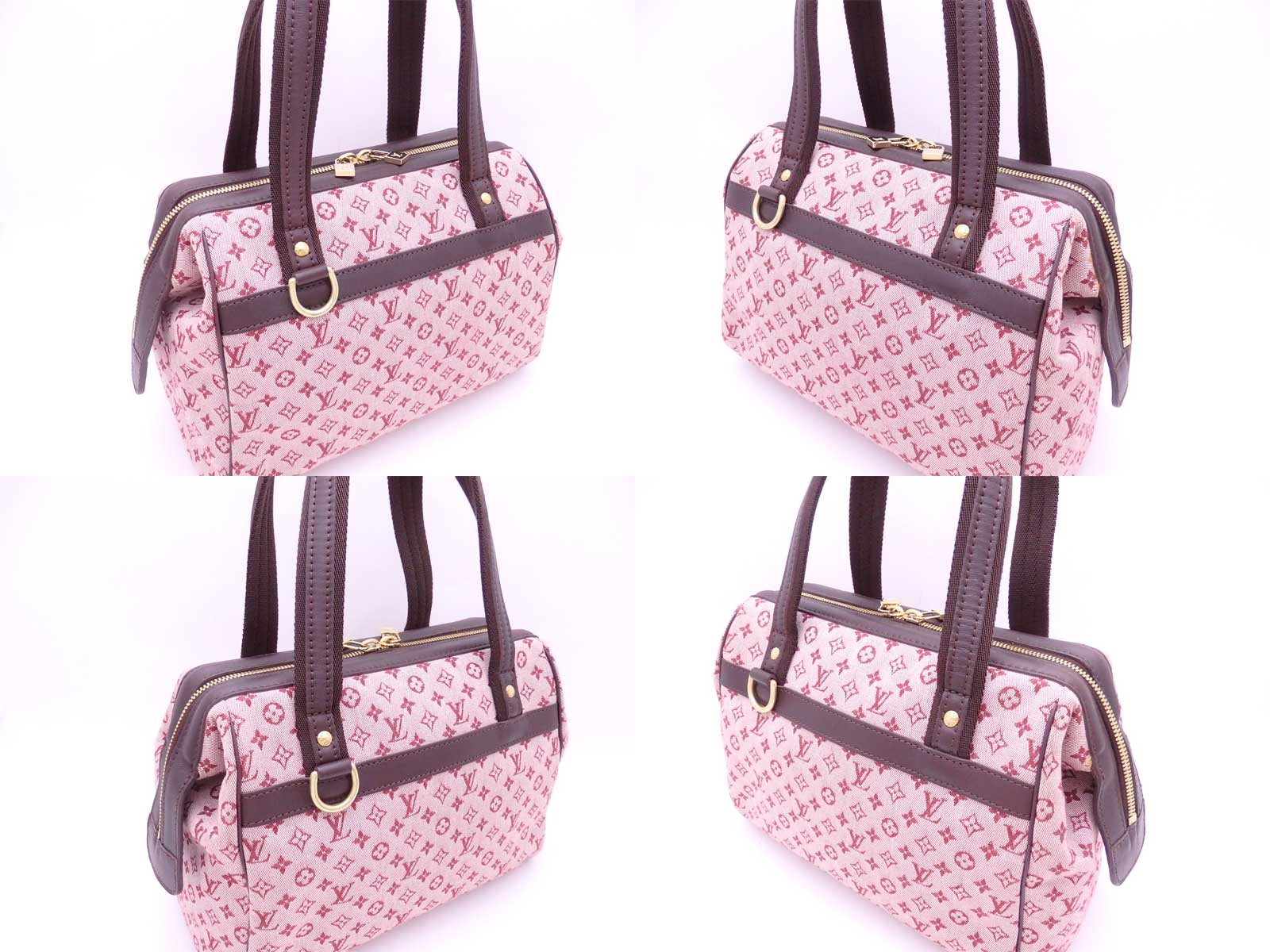Auth Louis Vuitton Monogram Mini Lin Josephine PM Handbag Cherry - e44648a | eBay