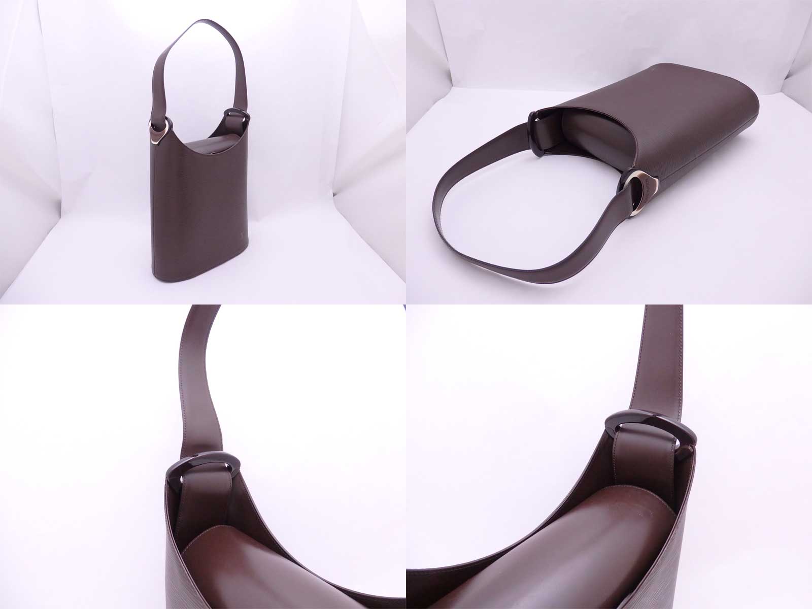 Auth Louis Vuitton Verseau Shoulder Bag Dark Brown Epi Leather *Mint- e45248d | eBay