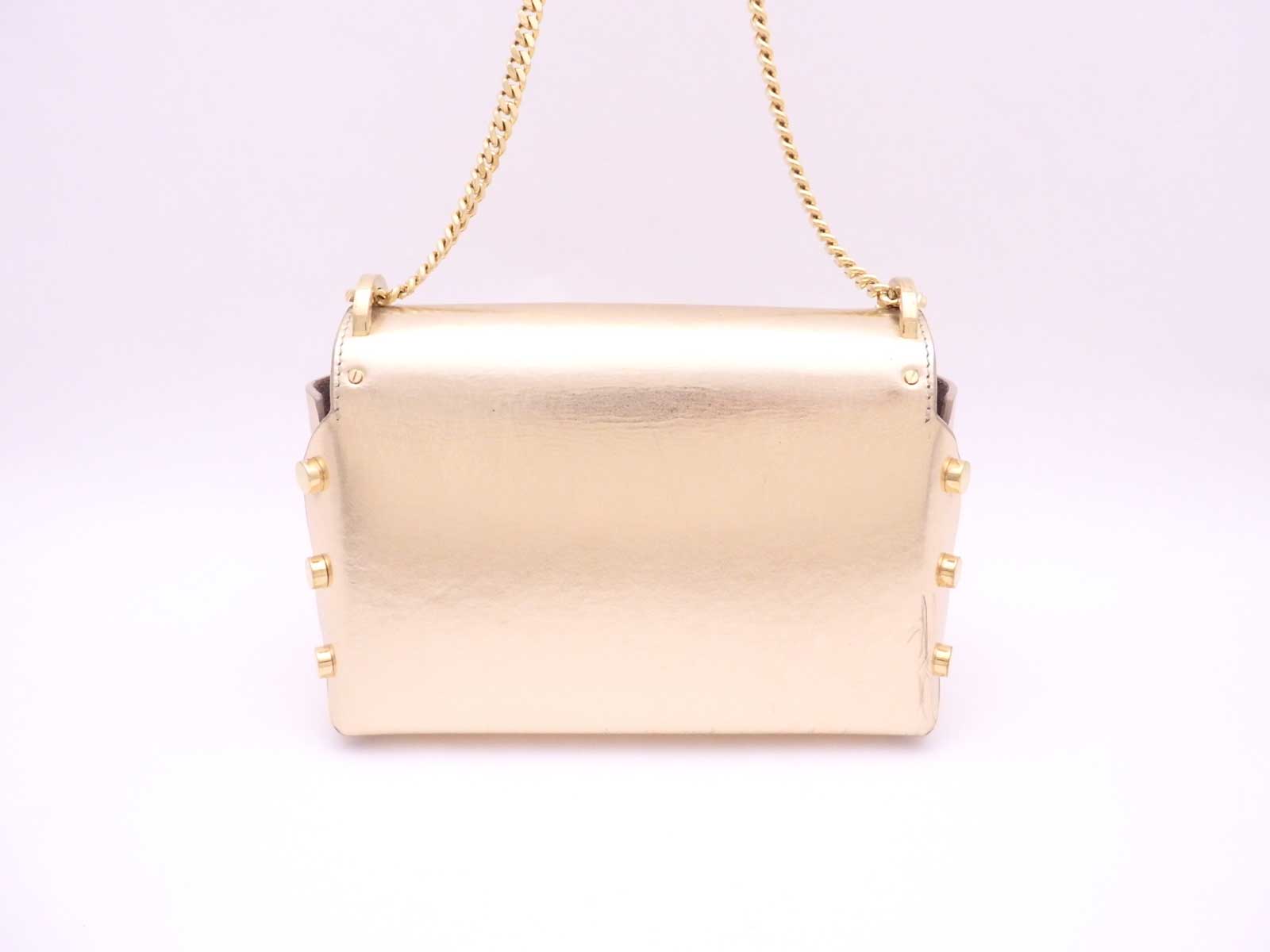 jimmy choo gold bag