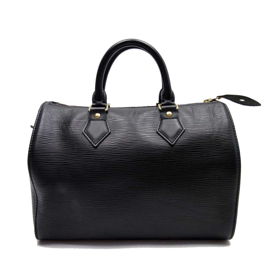Auth Louis Vuitton Epi Speedy 25 Handbag Black Epi Leather M59032 - h19020 | eBay