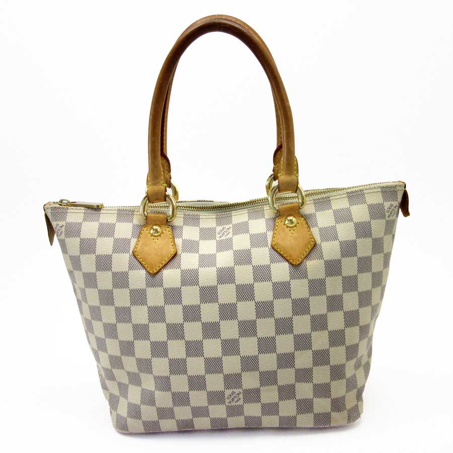 Auth Louis Vuitton Damier Azur Saleya PM Handbag N51186 *Worn-out* - h21227 | eBay