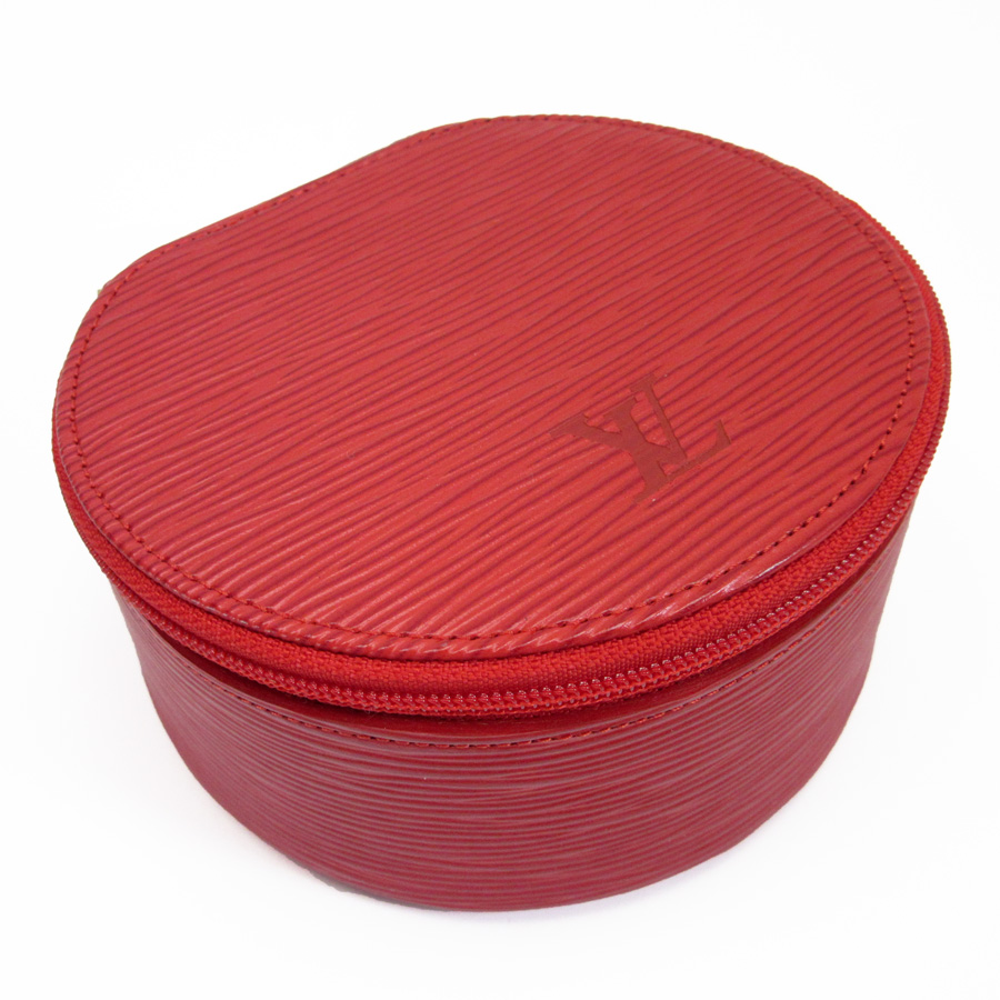 Auth Louis Vuitton Epi Ecrin Bijou Jewelry Case Pouch Red M48227 - h21400 | eBay