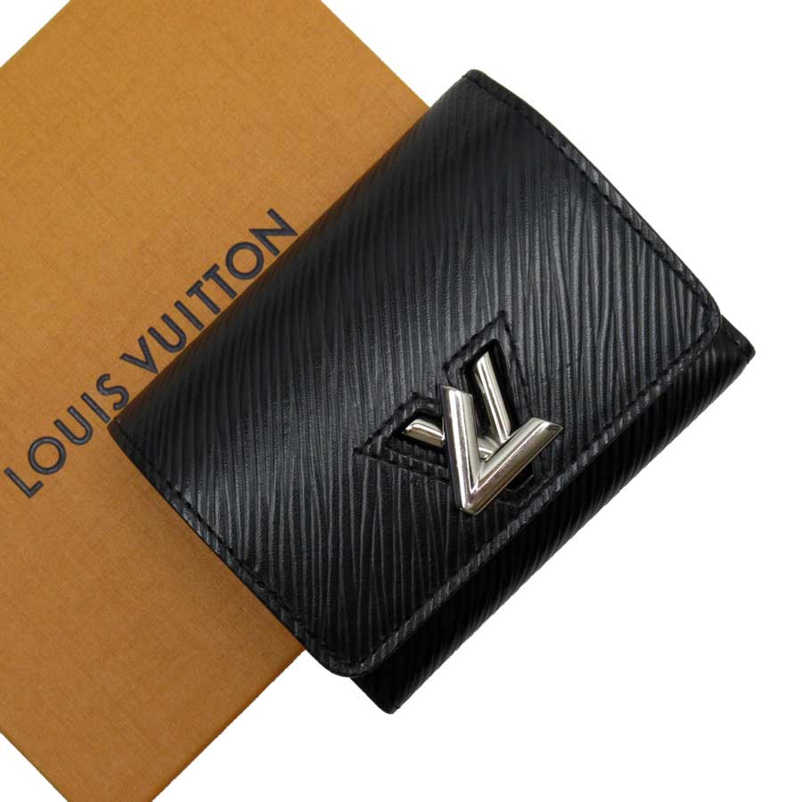 Auth Louis Vuitton Epi Twist XS Wallet Trifold Wallet Black M63322 - h23837c | eBay