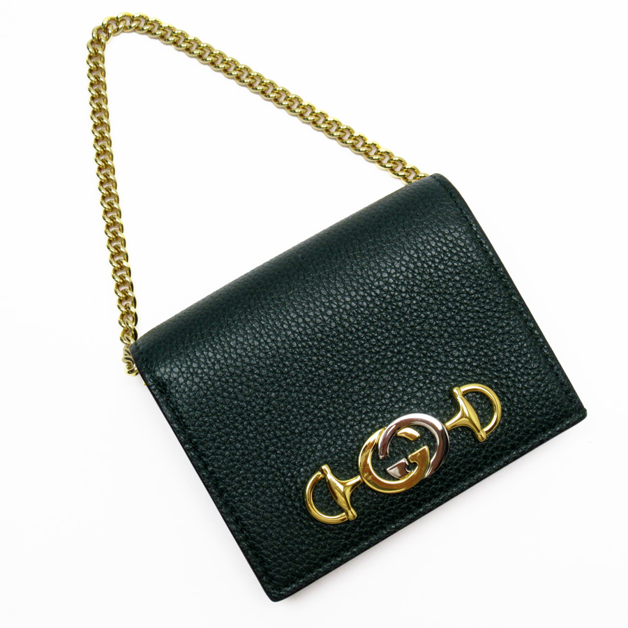 Gucci Card Case With Chain : GUCCI GG Supreme Monogram Web Ophidia ...