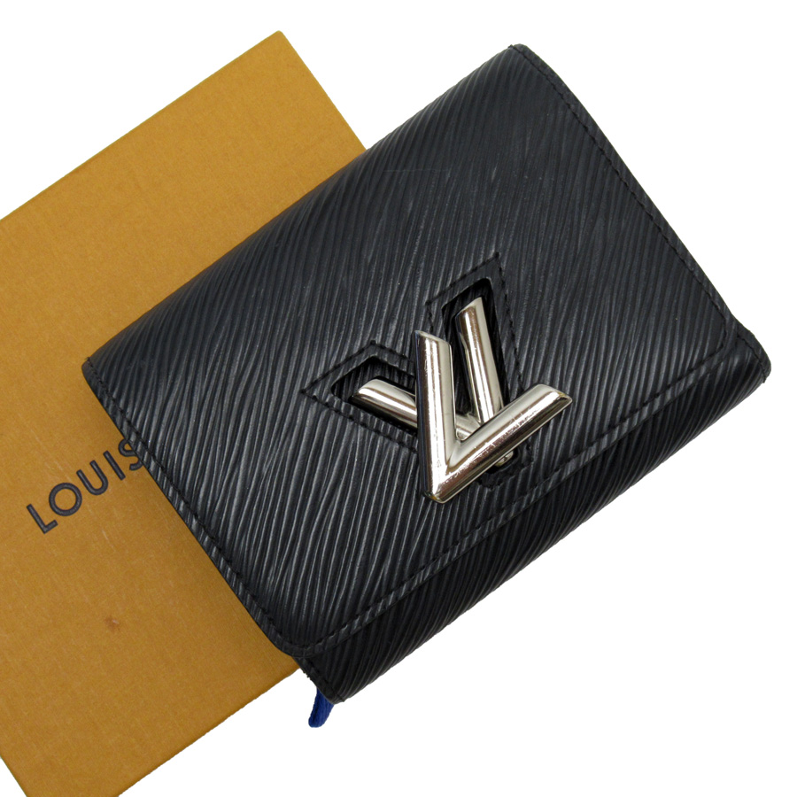 Auth Louis Vuitton Epi PORTEFEUILLE TWIST COMPACT Trifold Wallet M64414 h24094c | eBay