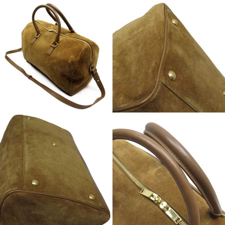 Auth SAINT LAURENT Classic Duffle 2-Way Handbag Shoulder Bag 322050