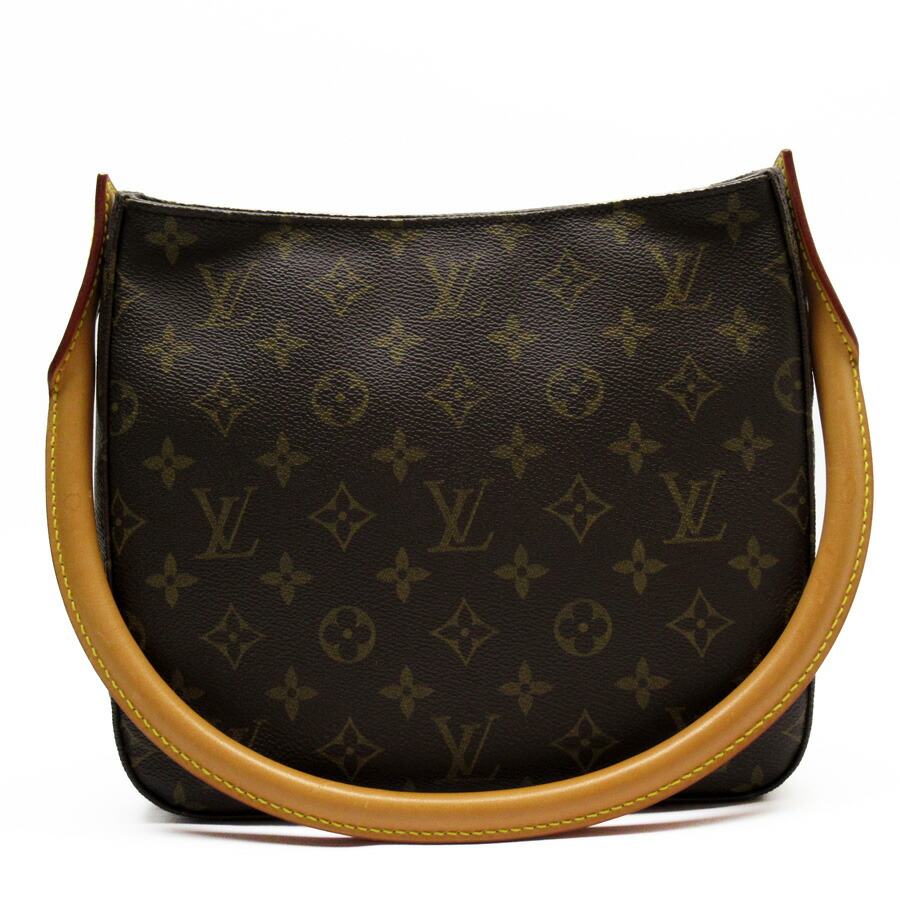 Auth Louis Vuitton Monogram Looping MM Shoulder Bag Brown M51146 - h28671a