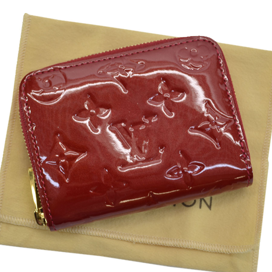 Auth Louis Vuitton Monogram Vernis Zippy Coin Purse Red Patent Leather - r6970 | eBay