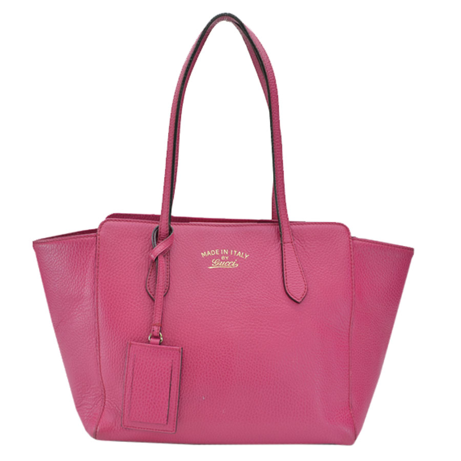 gucci pink leather shoulder bag