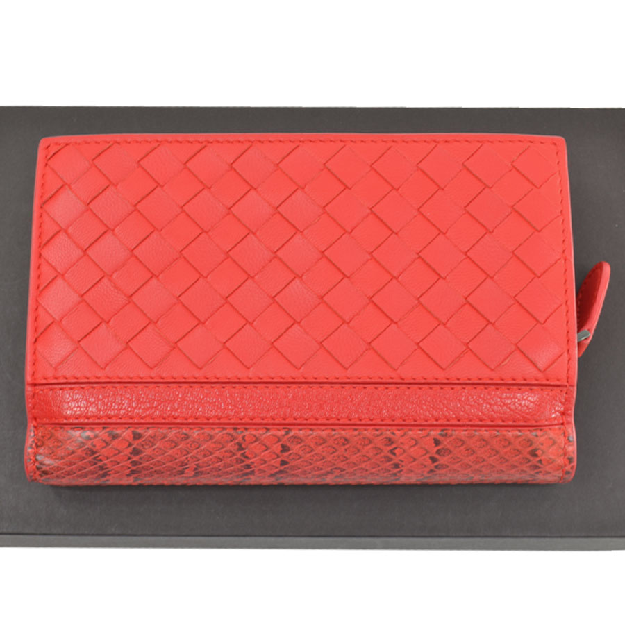 bottega veneta wallet orange