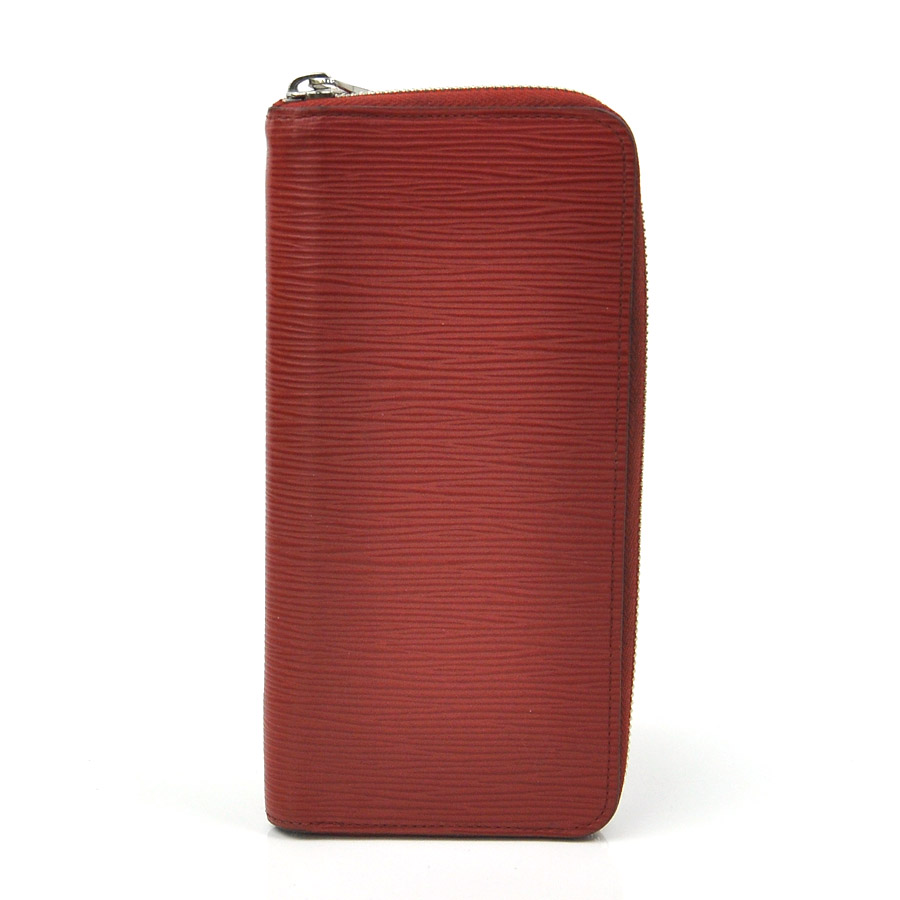 Auth Louis Vuitton Epi Zippy Wallet Vertical Long Wallet Red M61369 - x2172