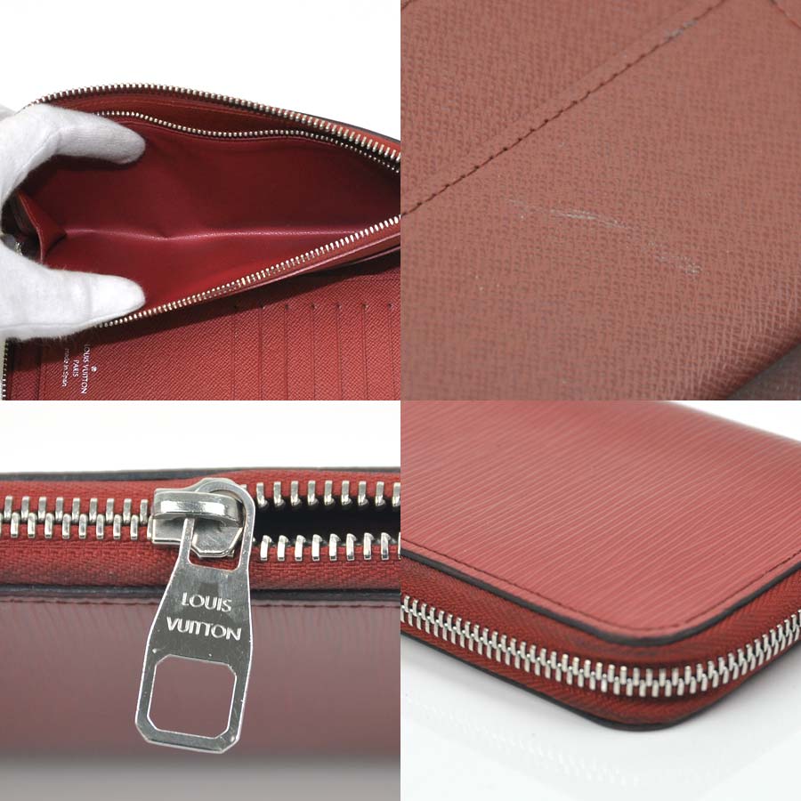 Auth Louis Vuitton Epi Zippy Wallet Vertical Long Wallet Red M61369 - x2172 | eBay