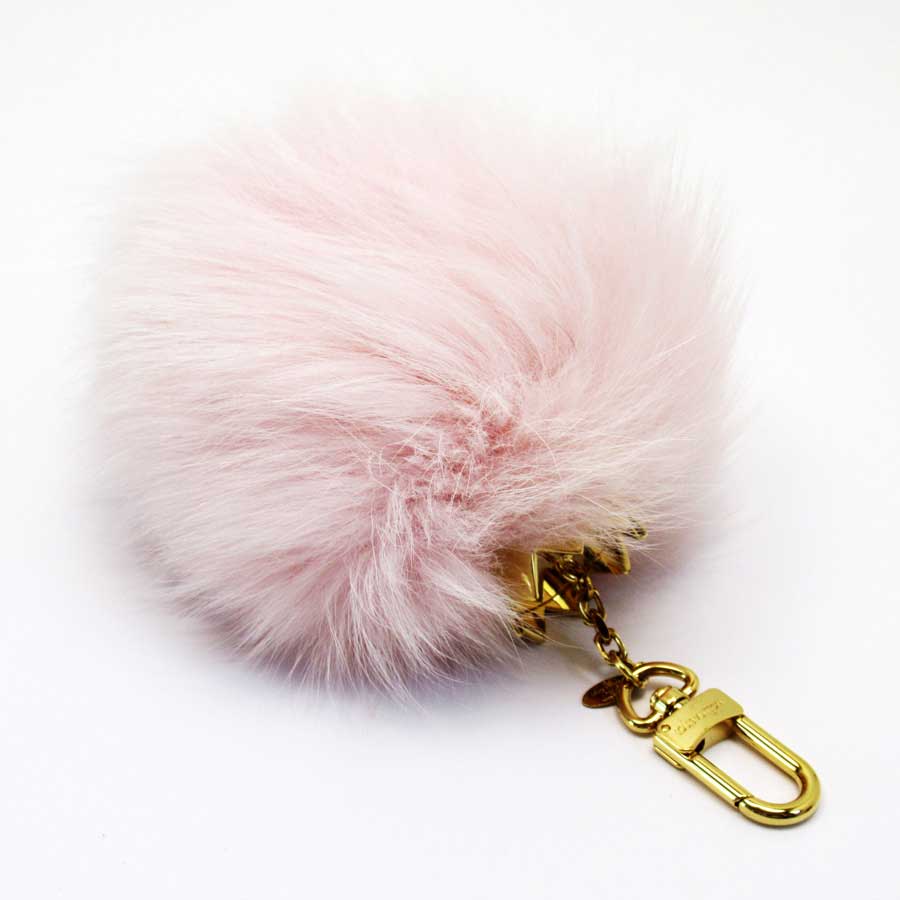 Louis Vuitton Bubble Duo Bag Charm and Key Holder Fur Multicolor