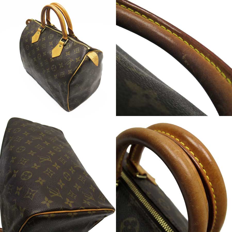 Auth LOUIS VUITTON Monogram Speedy 30 Handbag Brown M41526 - x3253 | eBay