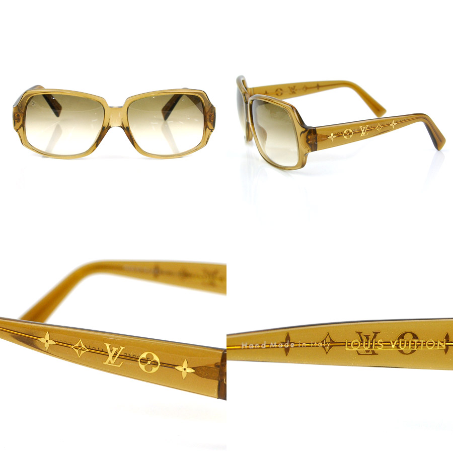 Auth Louis Vuitton Obsession Calle Sunglasses Light Brown Z0025E - y14242c | eBay