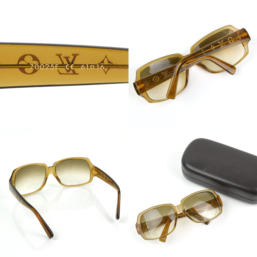 Auth Louis Vuitton Obsession Calle Sunglasses Light Brown Z0025E - y14242c | eBay
